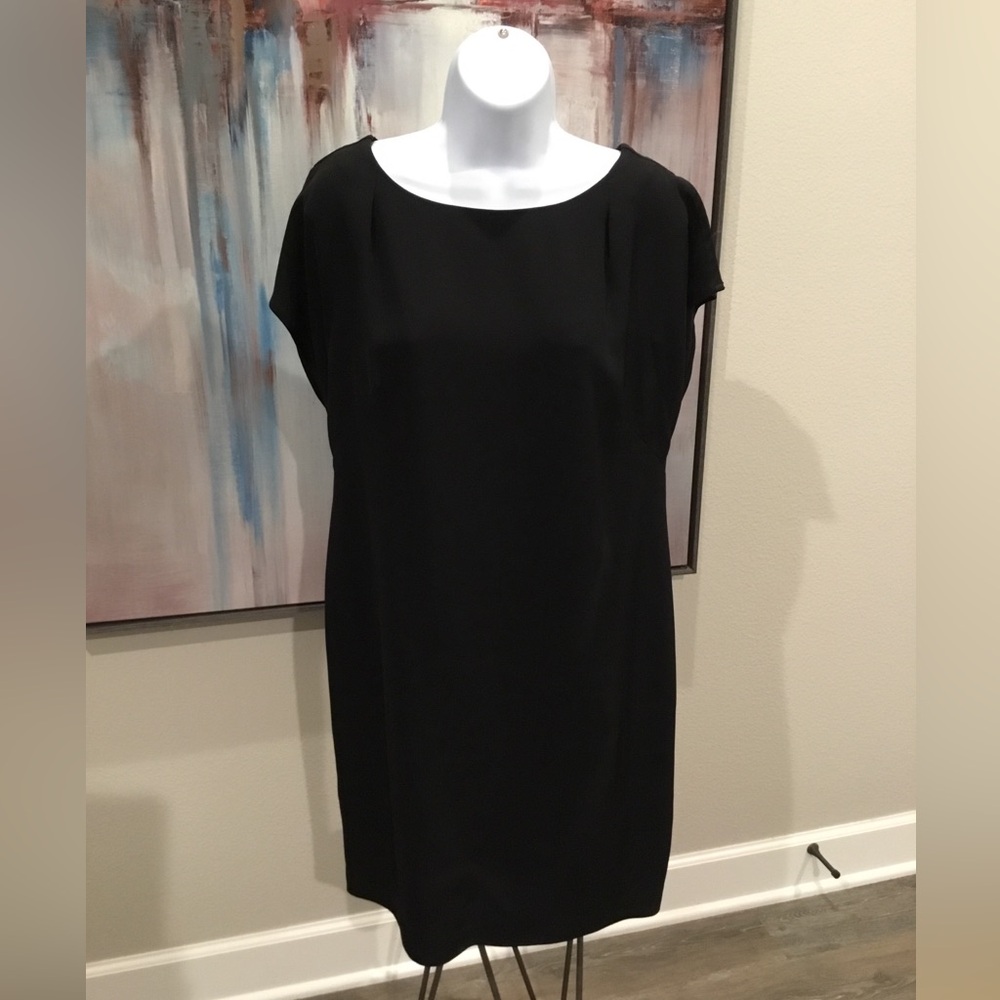 Calvin Klein simple black dress Sz 6